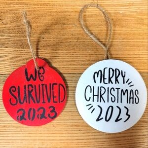 Handpainted Christmas Ornaments 2023